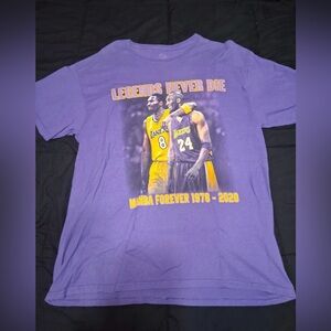 Kobe & Gianna Bryant Memorial T-Shirt Legends Never Die Legend of Black Mamba